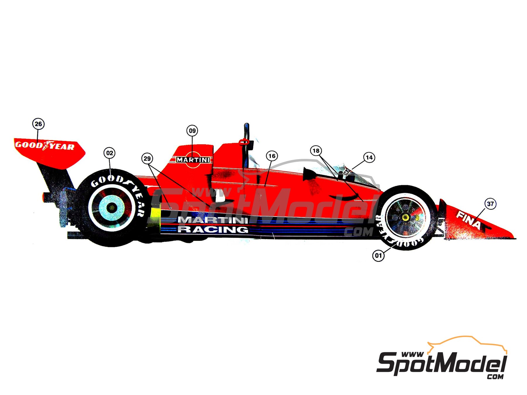 Brabham BT45/A.B.C Alfa Romeo TSM3台セット Brabham BT45/A.B.C Alfa Romeo TSM3台セット Brabham Alfa Romeo BT45
